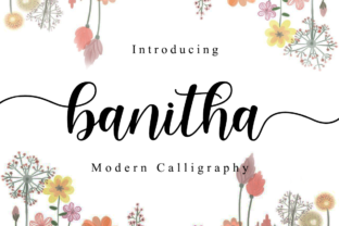 Banitha: A Soft Handwritten Font for Elegant Branding