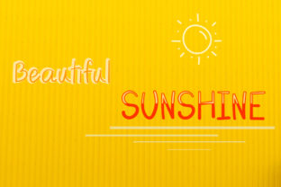 Beautiful Sunshine Font for Authentic Campaigns