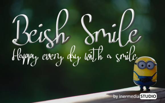 Beish Smile: A Playful Handwritten Typeface for Makers
