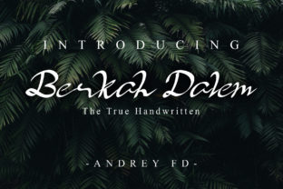 Berkah Dalem: A Versatile Script Handwritten Font for Campaigns