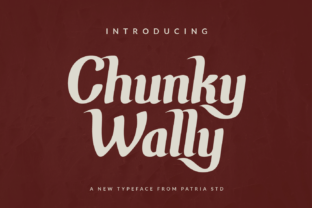 Chunky Wally Font for Retro Business Branding