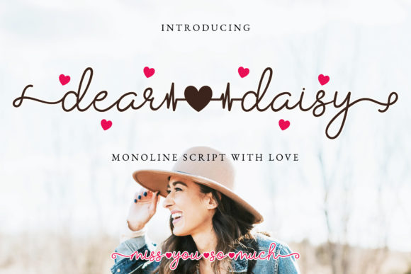 Dear Daisy Font Review for Social Campaigns