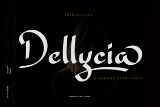 Dellycia: A Playful Script Handwritten Font for Web Design