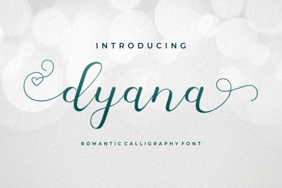 Dyana Script Font for Handmade Brands