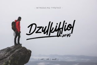 Dzulkifliol: The Elegant Script Font for Makers