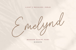 Emelynd: A Charming Script Handwritten Font for Brands