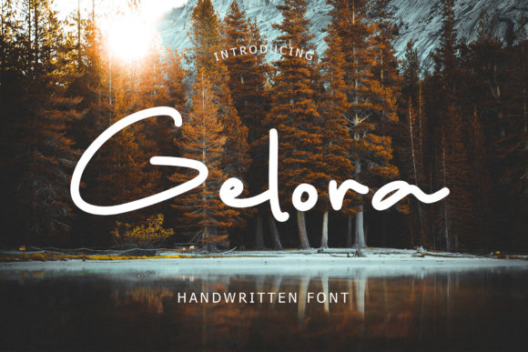 Gelora: A Modern Handwritten Font for Makers