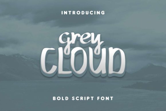 Grey Cloud Font for Modern Web Design