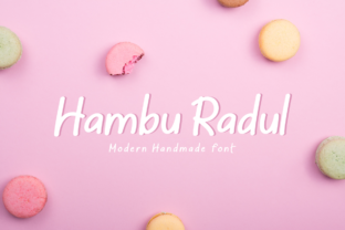 Hambu Radul: A Modern Handwritten Typeface for Editorial Design