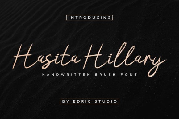 Hasita Hillary Font for Authentic Campaign Design