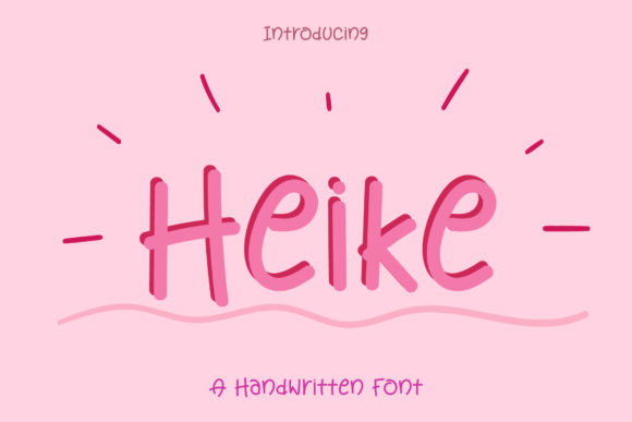 Heike Font: A Quirky Handwritten Typeface for Web Design