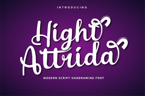 Hight Attrida: The Script Handwritten Font for Elegant Branding