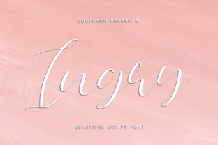 Ingry: A Modern Script Handwritten Font for Makers