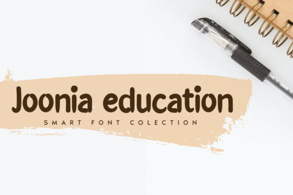 Joonia Education: A Handwritten Font for Editorial Design