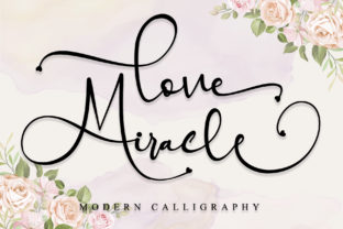 Love Miracle Font for Elegant Small Business Branding