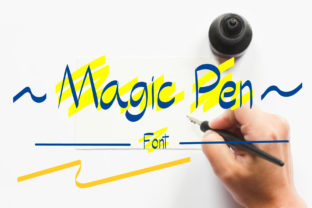 Magic Pen Font for Friendly Web Design