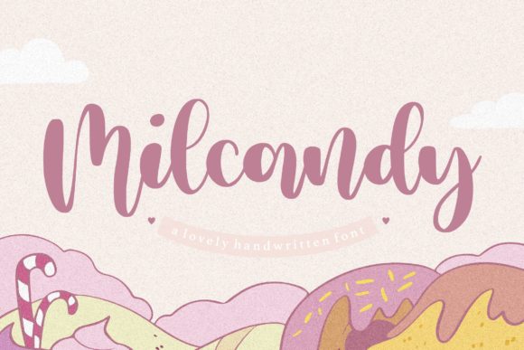Milcandy: The Elegant Script Font for Branding