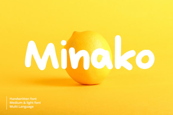 Minako: A Friendly Script Handwritten Font for Web Design