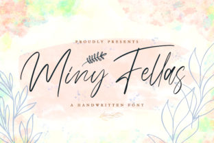Miny Fellas: A Handwritten Font for Crafters