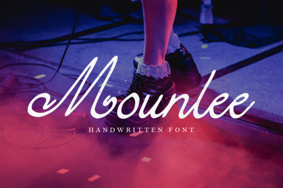 Mounlee: A Delicate Script Font for Editorial Design