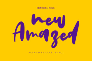 New Amazed Font for Authentic Brand Identity