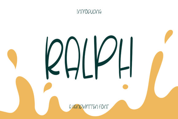 Ralph Typeface: A Handwritten Font for Editorial Design