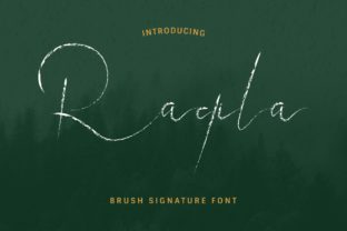 Raqila: A Brush Script Font for Makers