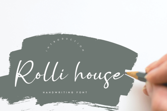 Rolli House: A Flowing Script Handwritten Font for Makers