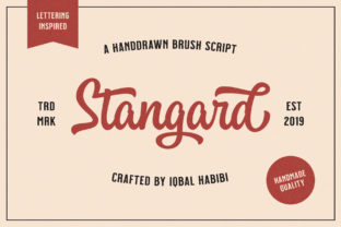 Stangard Font for Elegant Campaign Design