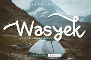 Wasyek Font for Handmade Labels and DIY Crafts