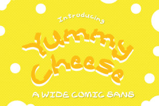 Yummy Cheese Font for Playful Web Design